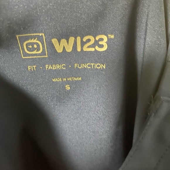 Navy Allheart Scrub top - Picture 3 of 4